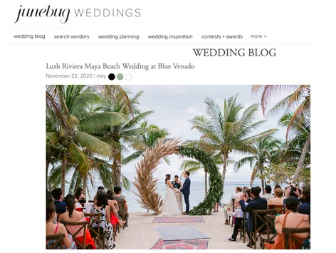 Junebug Weddings — Cherry Blossom feature