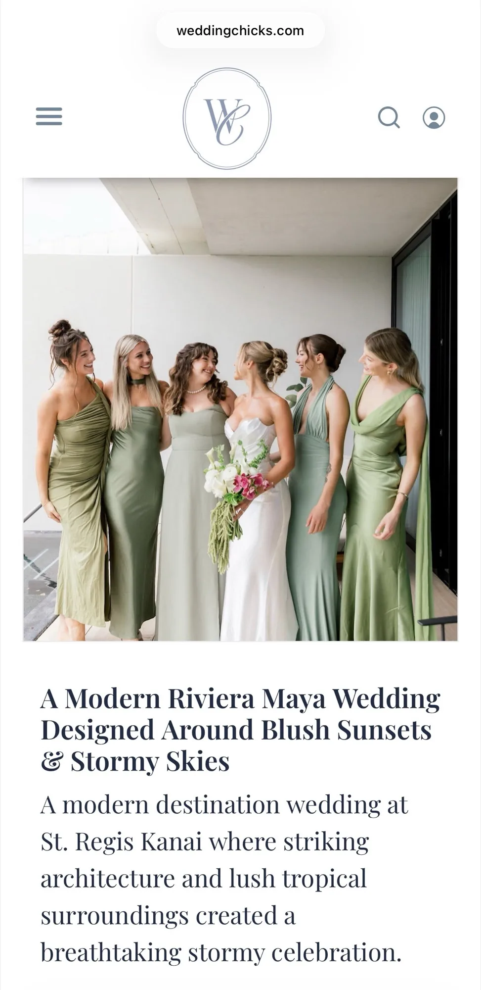 Wedding Chicks — Cherry Blossom feature